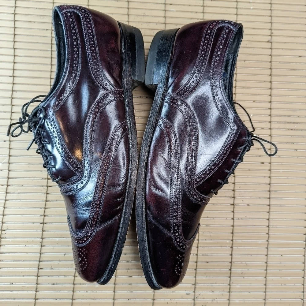 Florsheim burgundy leather